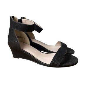 Ruby & Bloom Sparkle Platform Heels Sz 5 Ankle Strap Event Party Holiday